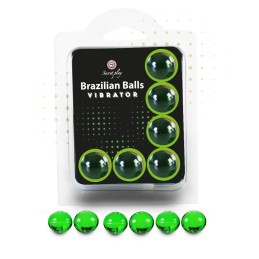 6 Brazilian Balls "Vibrator" 3591-1 Taille unique - Brazilian Balls - Pour les massages