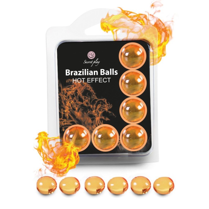 6 Brazilian Balls "Hot Effect" 3575-1 Taille unique - Brazilian Balls - Pour les massages 6 Brazilian Balls "Hot Effect" 3575-1 Taille unique - Brazilian Balls - Pour les massages