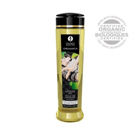 Huile de massage organique - Neutre - 240 ml Taille unique - Shunga - Pour les massages Huile de massage organique - Neutre - 240 ml Taille unique - Shunga - Pour les massages