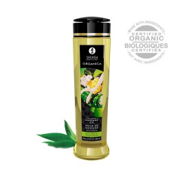 Huile de massage organique - Thé vert - 240 ml Taille unique - Shunga - Pour les massages