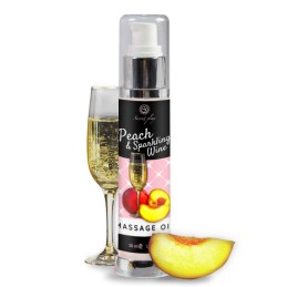 Huile de massage Péche et Vin pétillant 3682 - 50 ml Taille unique - Secret Play - Pour les massages