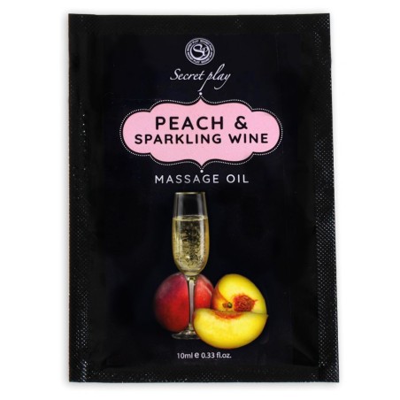 Monodose Huile de massage Péche et Vin pétillant 3680 - 10 ml Taille unique - Secret Play - Pour les massages Monodose Huile de massage Péche et Vin pétillant 3680 - 10 ml Taille unique - Secret Play - Pour les massages