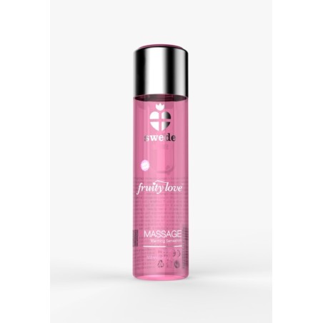 Huile de massage - Vin pétillant é la Fraise - 120 ml  - Swede - Pour les massages