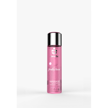 Huile de massage - Vin pétillant é la Fraise - 60 ml  - Swede - Pour les massages Huile de massage - Vin pétillant é la Fraise - 60 ml  - Swede - Pour les massages