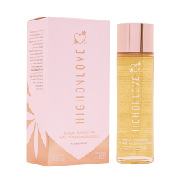 Huile de massage luxueuse Chocolat blanc décadent - 120 ml Taille unique - High On Love - Pour les massages