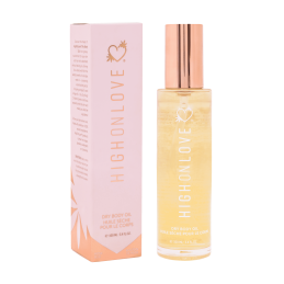 Huile corporelle séche en spray - 100 ml Taille unique - High On Love - Pour les massages