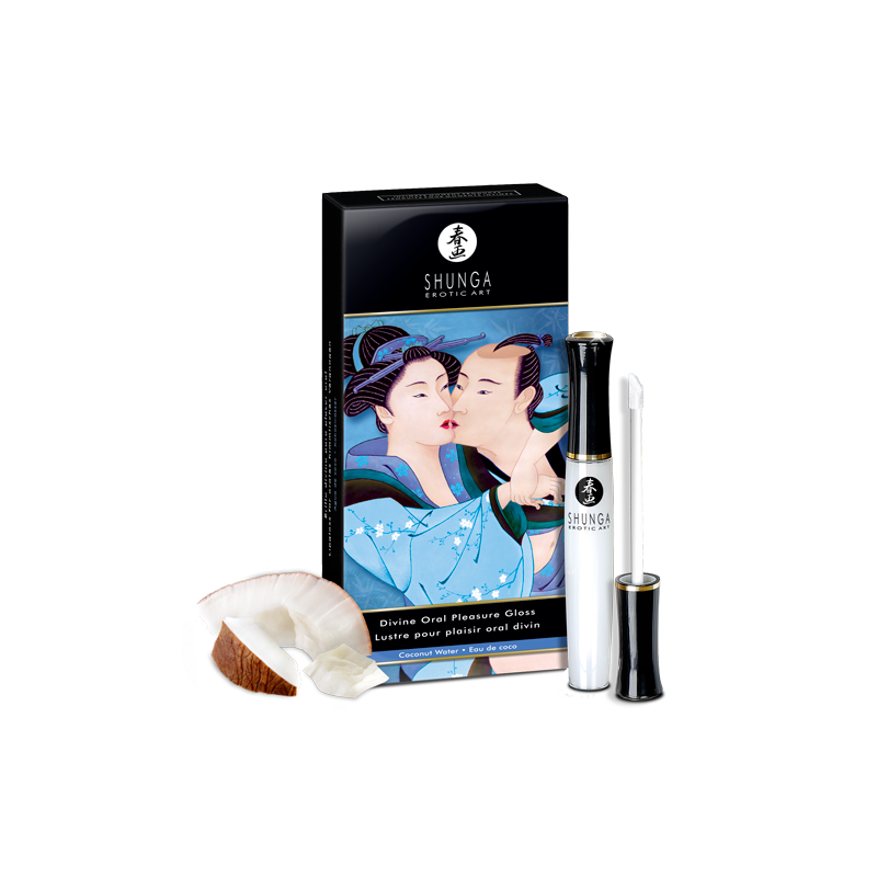 Gloss Plaisir Oral divin - Eau de Coco  - Shunga - Lubrifiants