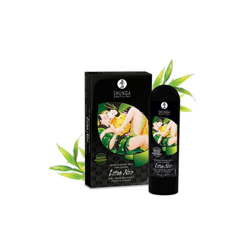 Gel sensibilisant pour couple - lotus uniques Noir Taille unique - Shunga - Lubrifiants Gel sensibilisant pour couple - lotus uniques Noir Taille unique - Shunga - Lubrifiants