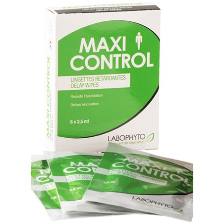 6 lingettes retardantes MaxiControl Taille unique - Labophyto - Lubrifiants
