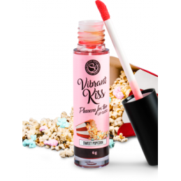 Brillant é lévres Vibrant saveur Popcorn doux 3658  - Secret Play - Lubrifiants