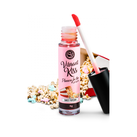 Brillant é lévres Vibrant saveur Popcorn doux 3658  - Secret Play - Lubrifiants Brillant é lévres Vibrant saveur Popcorn doux 3658  - Secret Play - Lubrifiants