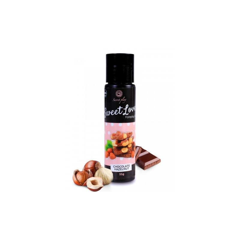 Gel comestible Chocolat noisette 3673 - 60 ml  - Secret Play - Lubrifiants