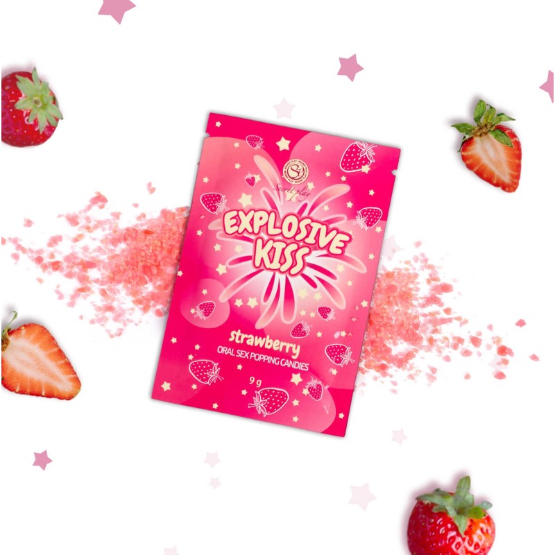 Bonbons pétillants Fraise  - Secret Play - Lubrifiants Bonbons pétillants Fraise  - Secret Play - Lubrifiants