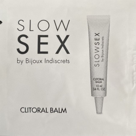 Baume clitoridien dosette - Slow Sex - 1 ml  - Bijoux Indiscrets - Lubrifiants