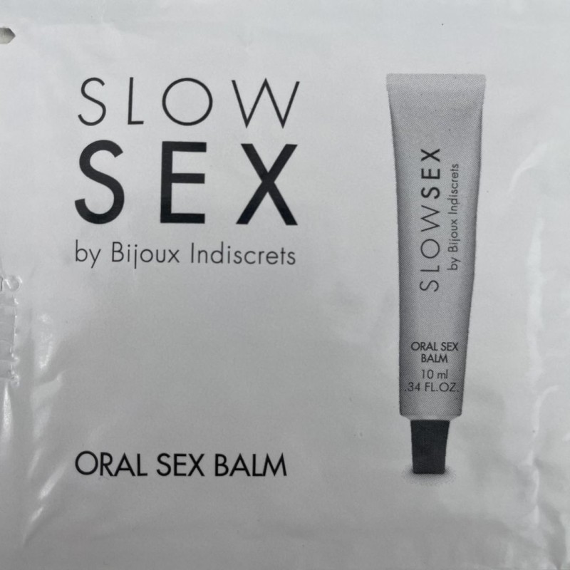 Baume pour sexe oral dosette - Slow Sex - 1 ml  - Bijoux Indiscrets - Lubrifiants Baume pour sexe oral dosette - Slow Sex - 1 ml  - Bijoux Indiscrets - Lubrifiants