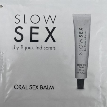 Baume pour sexe oral dosette - Slow Sex - 1 ml  - Bijoux Indiscrets - Lubrifiants Baume pour sexe oral dosette - Slow Sex - 1 ml  - Bijoux Indiscrets - Lubrifiants