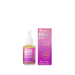 Make me quiver - Stimulant Clitoris Féminin - 30ml Taille unique - Love to Love - Lubrifiants