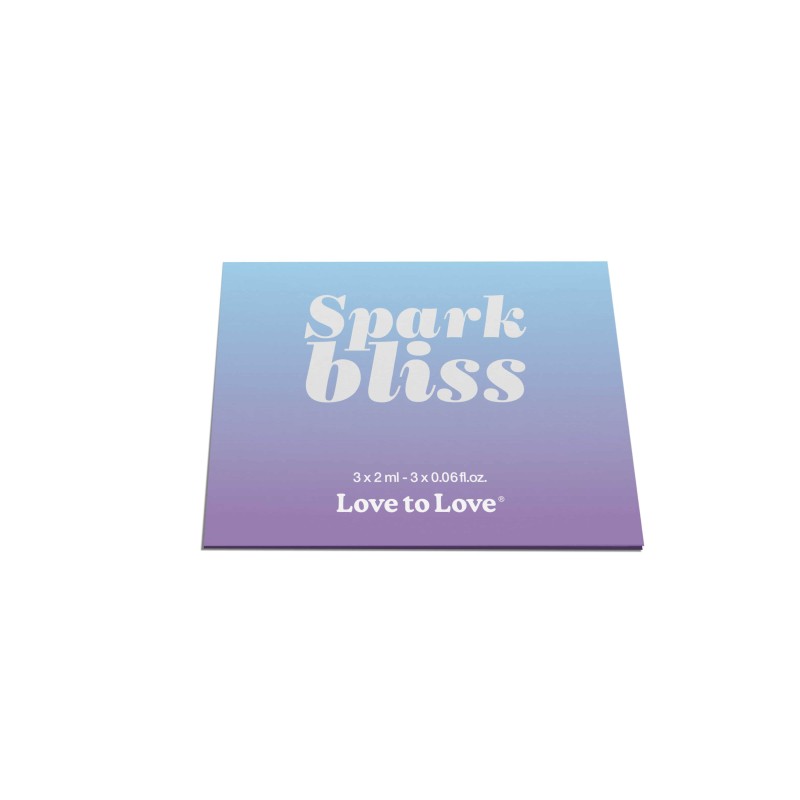 Dosette Spark bliss - 3 échantillons de stimulants - 6 ml  - Love to Love - Lubrifiants