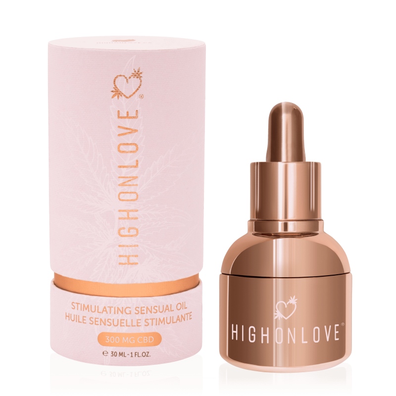Huile sensuelle stimulante avec 300 mg de CBD 30 ml Taille unique - High On Love - Lubrifiants Huile sensuelle stimulante avec 300 mg de CBD 30 ml Taille unique - High On Love - Lubrifiants