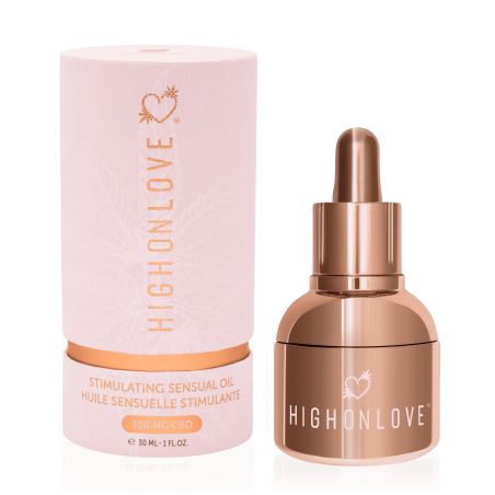 Huile sensuelle stimulante avec 300 mg de CBD 30 ml Taille unique - High On Love - Lubrifiants Huile sensuelle stimulante avec 300 mg de CBD 30 ml Taille unique - High On Love - Lubrifiants
