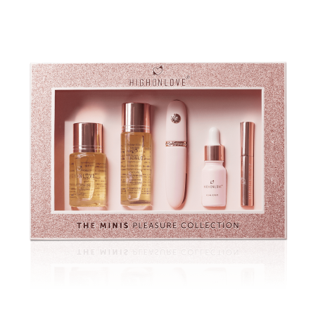 Coffret premium Les Minis avec vibromasseur Taille unique - High On Love - Lubrifiants Coffret premium Les Minis avec vibromasseur Taille unique - High On Love - Lubrifiants