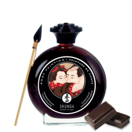 PeinTaille uniquere de corps embrassable - Chocolat noir Taille unique - Shunga - PeinTaille uniquere corporelle comestible