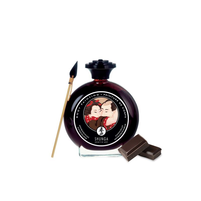 PeinTaille uniquere de corps embrassable - Chocolat noir Taille unique - Shunga - PeinTaille uniquere corporelle comestible