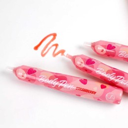 Stylo comestible Fraise Taille unique - Secret Play - PeinTaille uniquere corporelle comestible