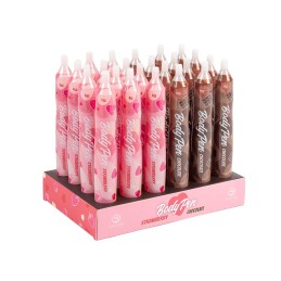 Présentoir stylos comestibles Fraise et Chocolat Taille unique Présentoir stylos comestibles Fraise et Chocolat Taille unique