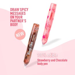 Présentoir stylos comestibles Fraise et Chocolat Taille unique Présentoir stylos comestibles Fraise et Chocolat Taille unique