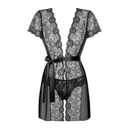 Alluria Peignoir - Noir L/XL Alluria Peignoir - Noir L/XL