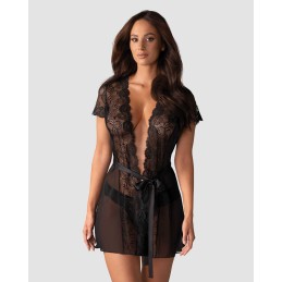 Alluria Peignoir - Noir L/XL Alluria Peignoir - Noir L/XL