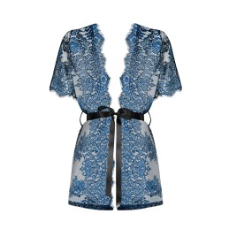 Yassmyne Peignoir - Bleu L/XL Yassmyne Peignoir - Bleu L/XL