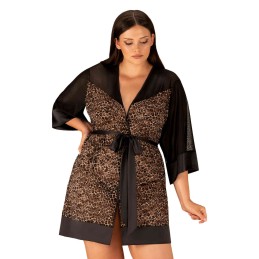 Allunes Peignoir - Noir L/XL Allunes Peignoir - Noir L/XL