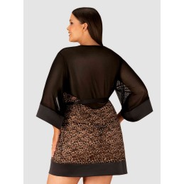 Allunes Peignoir - Noir L/XL Allunes Peignoir - Noir L/XL