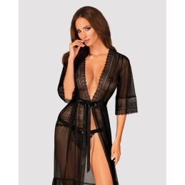 Estiqua peignoir noir XS/S Estiqua peignoir noir XS/S