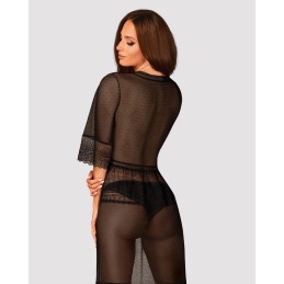 Estiqua peignoir noir XL/XXL Estiqua peignoir noir XL/XXL