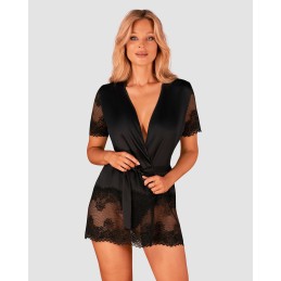 Maderris peignoir - Noir M/L Maderris peignoir - Noir M/L