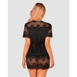 Maderris peignoir - Noir M/L Maderris peignoir - Noir M/L