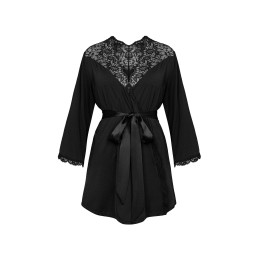 Bellastia peignoir - Noir M/L Bellastia peignoir - Noir M/L