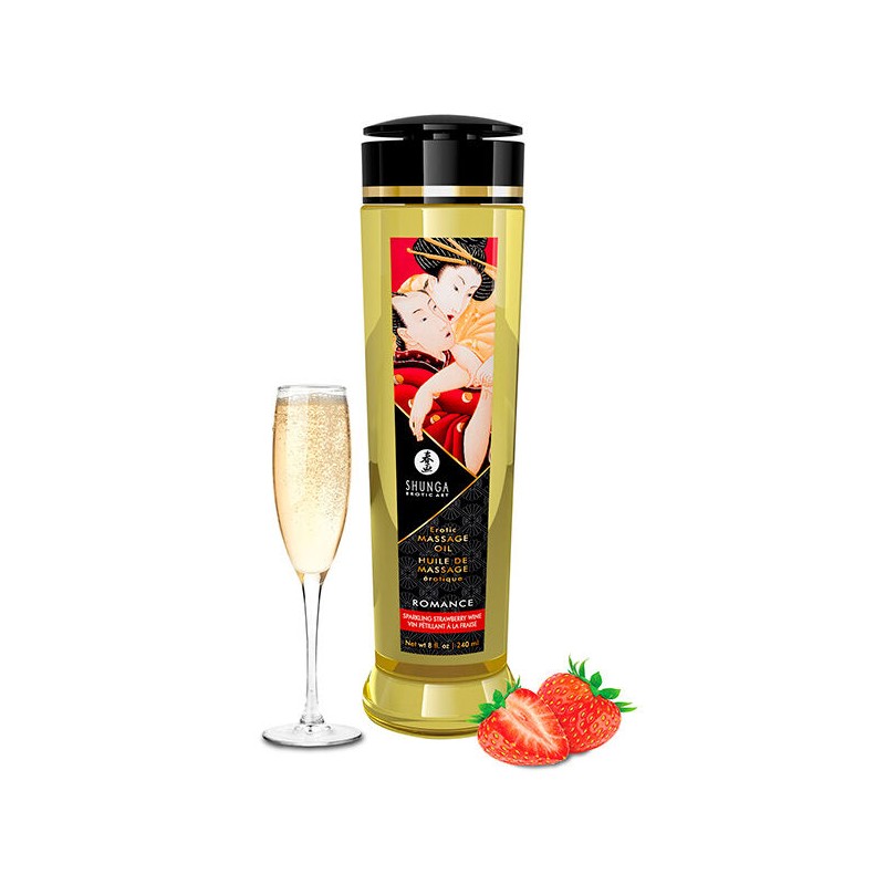 SHUNGA - HUILE DE MASSAGE ROMANCE ÉROTIQUE 240 ML SHUNGA - HUILE DE MASSAGE ROMANCE ÉROTIQUE 240 ML