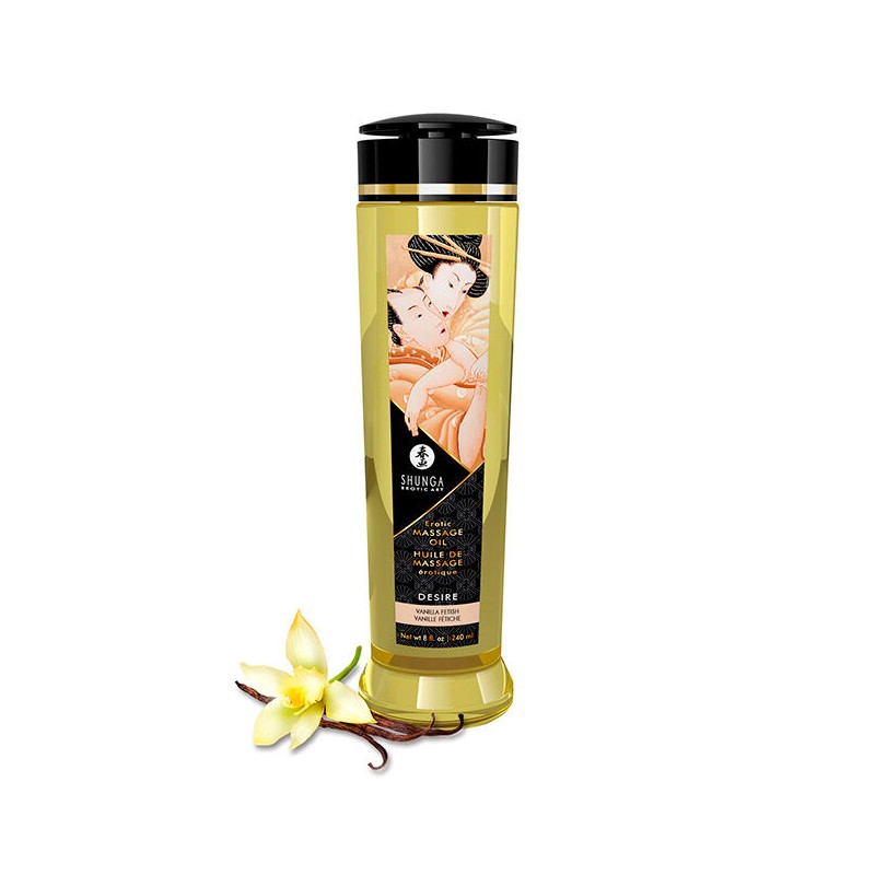 SHUNGA - HUILE DE MASSAGE ÉROTIQUE DÉSIR 240 ML SHUNGA - HUILE DE MASSAGE ÉROTIQUE DÉSIR 240 ML