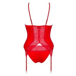 Diyosa Corset et culotte - Rouge XS/S