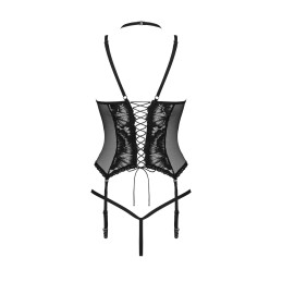 Alessya Corset et string noir XS/S