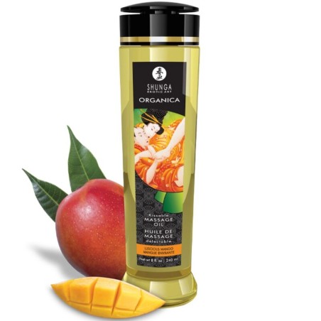 SHUNGA - HUILE DE MASSAGE BIO MANGO 240 ML SHUNGA - HUILE DE MASSAGE BIO MANGO 240 ML