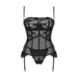 Serena love Corset - noir XS/S