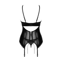 Norides Corset et string - noir M/L