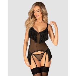 Sherila Corset et string - noir M/L