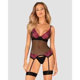 Rosenty guépiére et string - Noir M/L