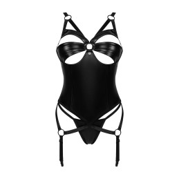 Armares guépiére et string - Noir M/L